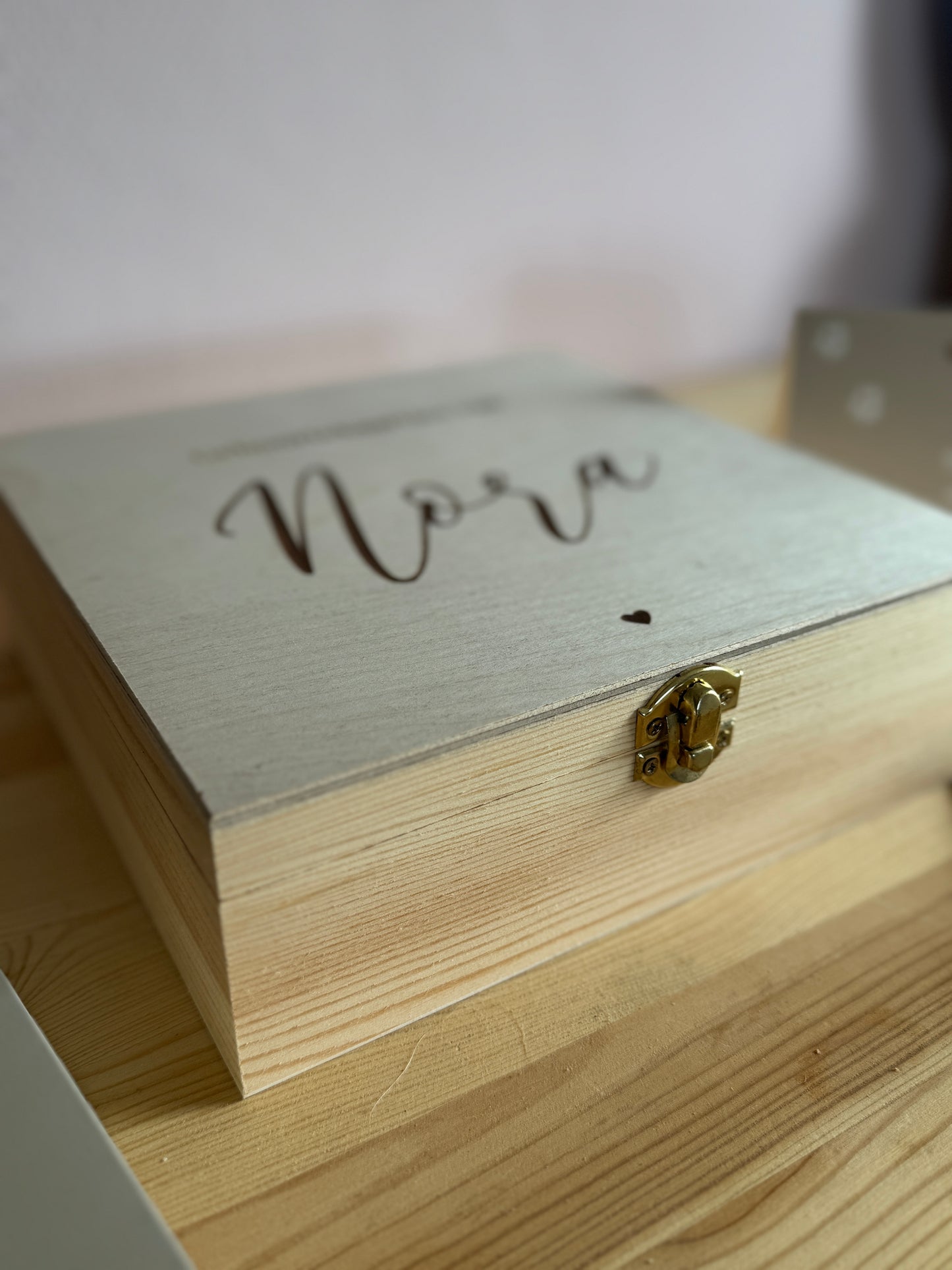 Bewaarkistje Vierkant met Slotje