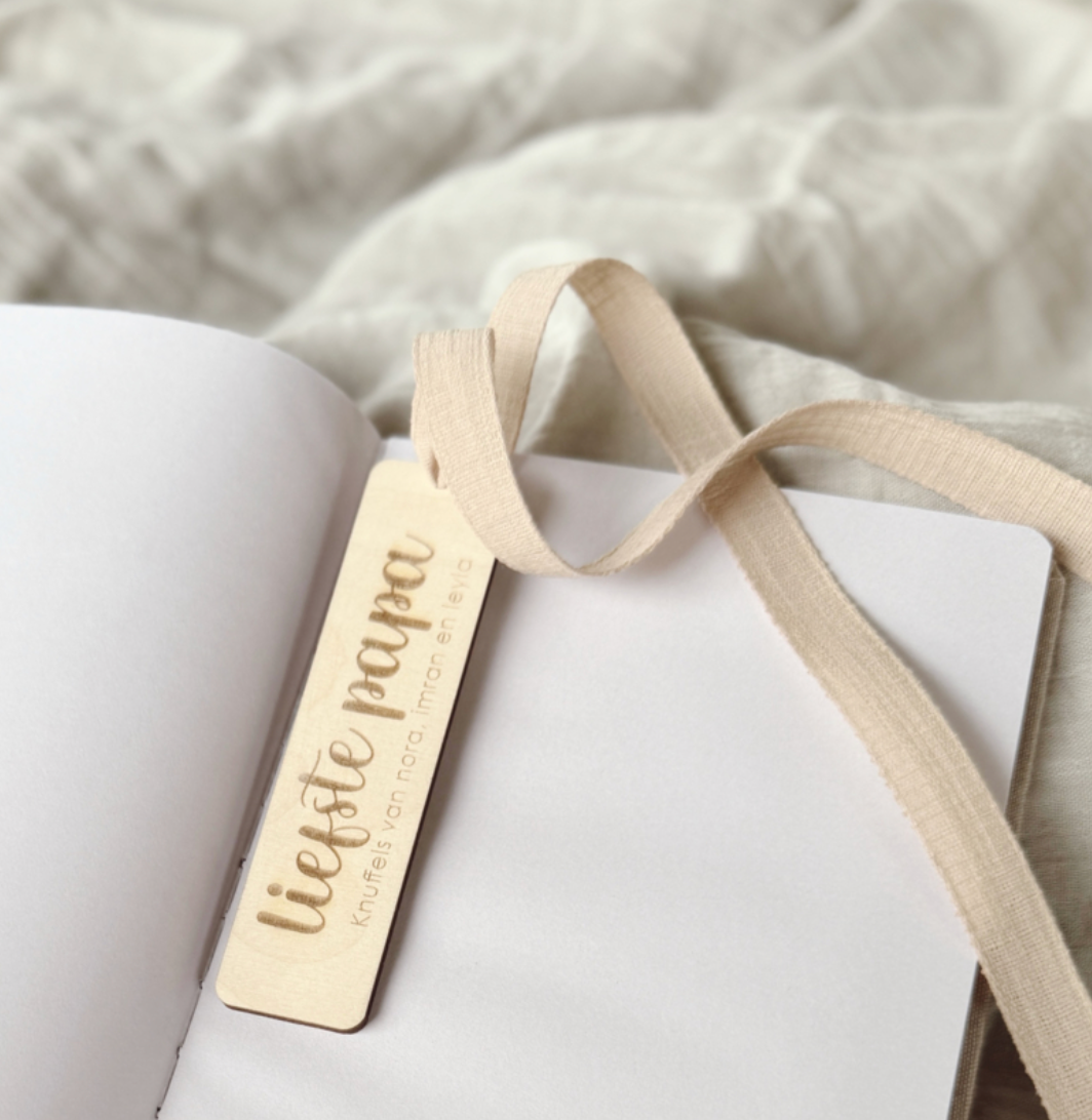 Gepersonaliseerde Boekenlegger voor Vaderdag – Perfect Cadeau voor Papa