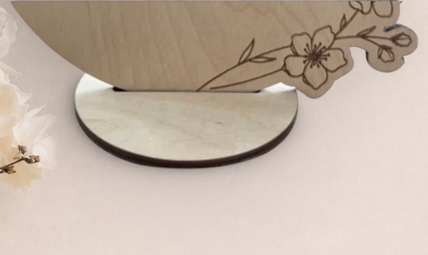 Houten Standaard Rond