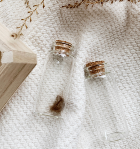 Glazen Buisje Haarlokje