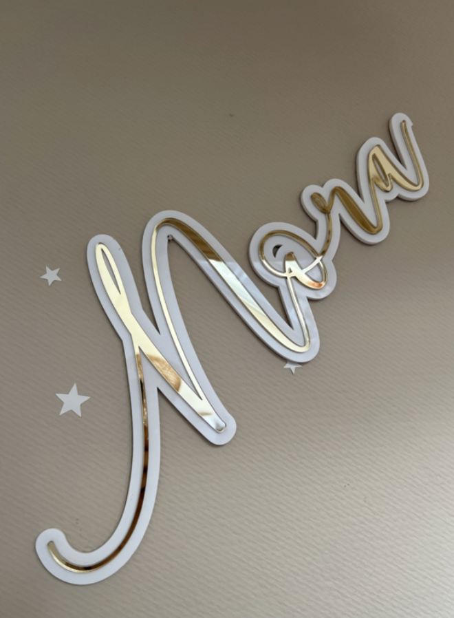 Naam of Tekst van Acryl