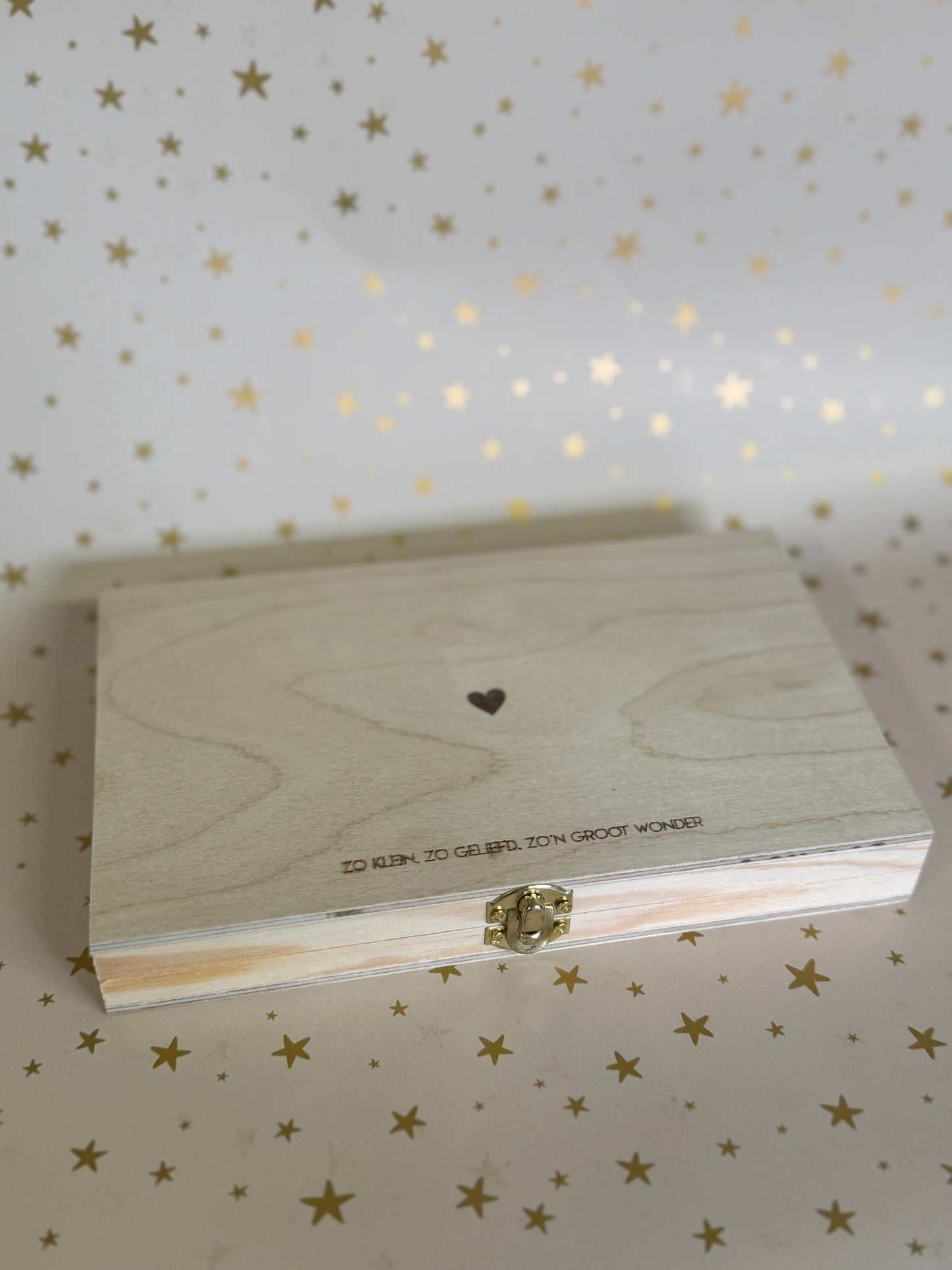 Houten Kistje Gender Reveal – Jongen of Meisje