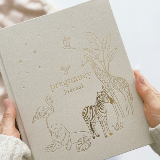 Invulboek My Pregnancy Journal Safari | Blush and Gold