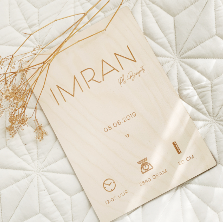 Kraamcadeau met naam