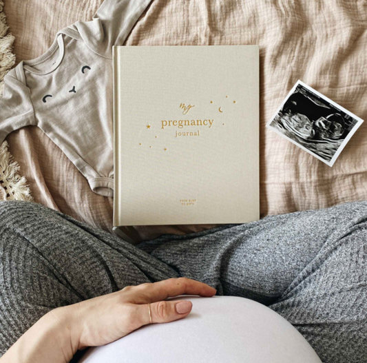 Invulboek My Pregnancy Journal Pearl | Blush and Gold