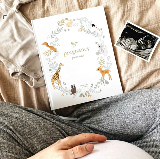 Invulboek My Pregnancy Journal Animals | Blush and Gold