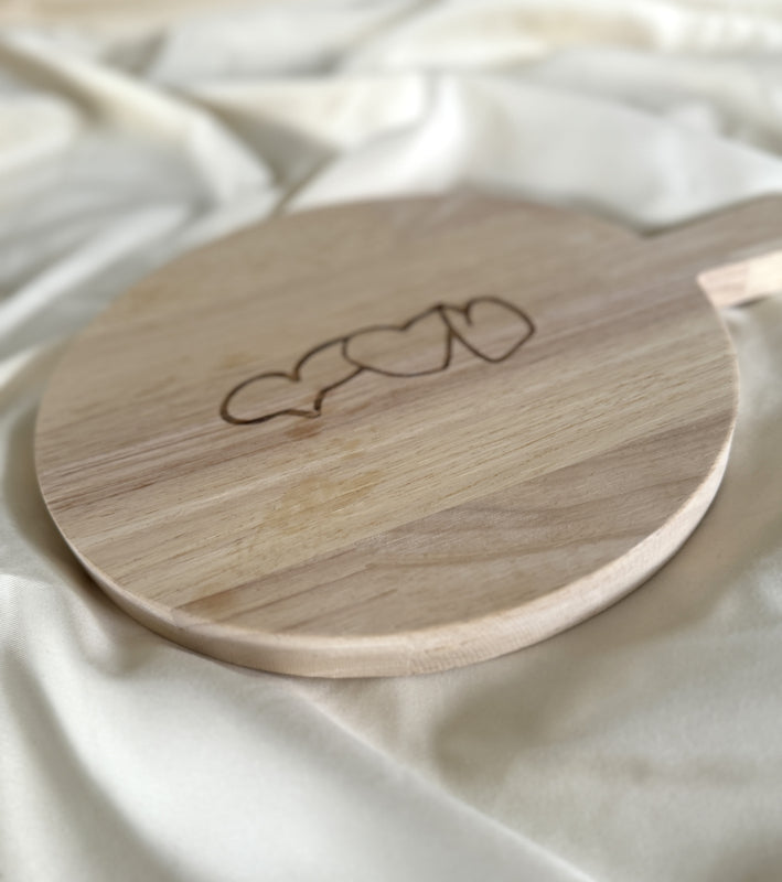 Ronde Serveerplank â Gepersonaliseerd Moederdag Cadeau