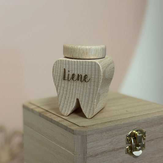 Tanden bewaren - Tandendoosje met naam gegraveerd