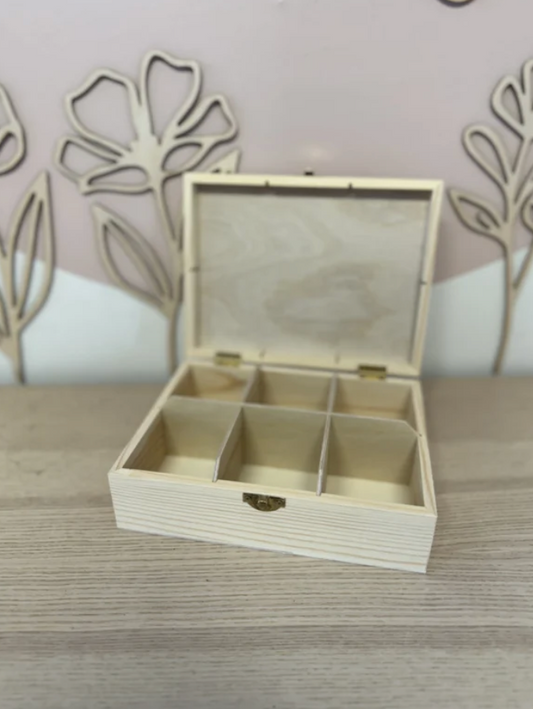 Gegraveerde Theedoos Van Hout | Juf of Meester