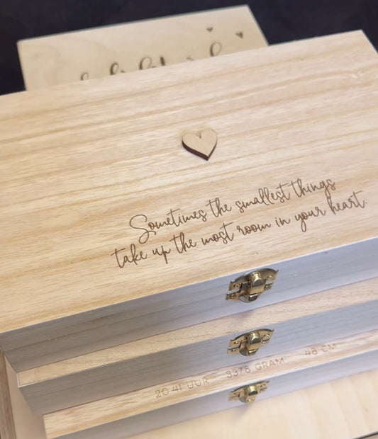 Troostkistje voor Echo’s & Herinneringen – 3D Hartje