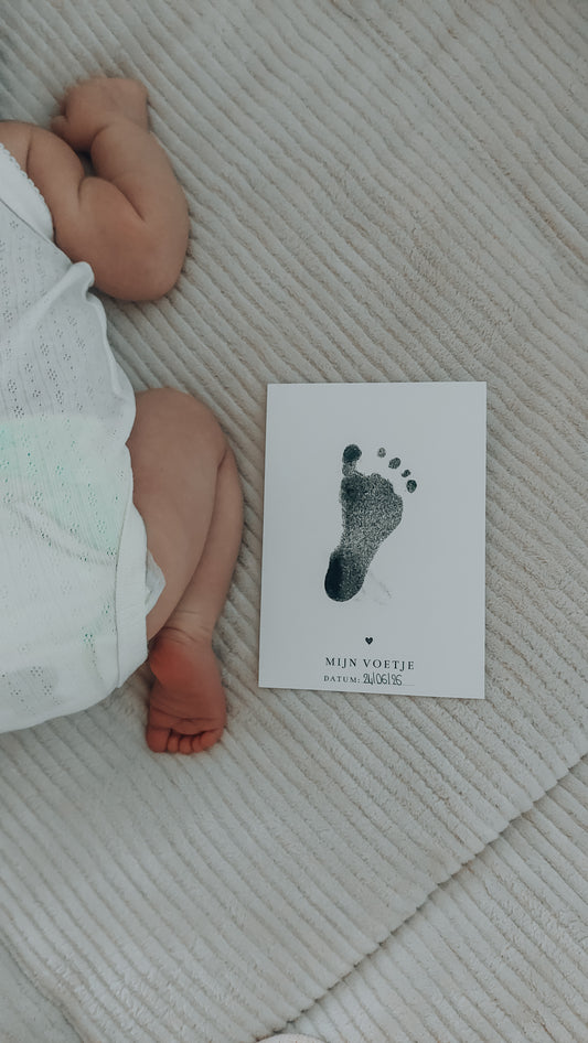 Hand- en Voetafdruk Baby – Met Inktpad