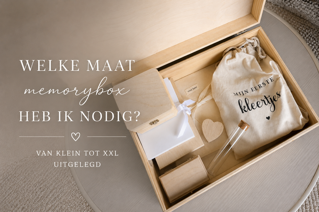 Welke maat memorybox heb ik nodig? 