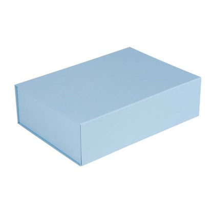 Magnetische Cadeaubox – Blauw, Roze, Wit & Kraft
