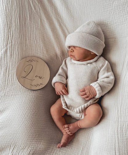 Klein Houten Naambordje