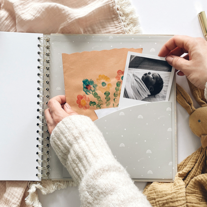 Invulboek My Babybook Misty met Cadeaubox | Blush and Gold