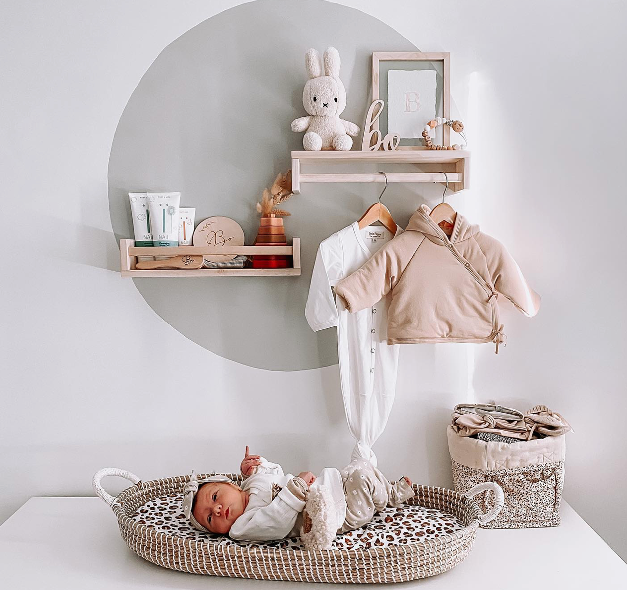 Babykamer Naambordje