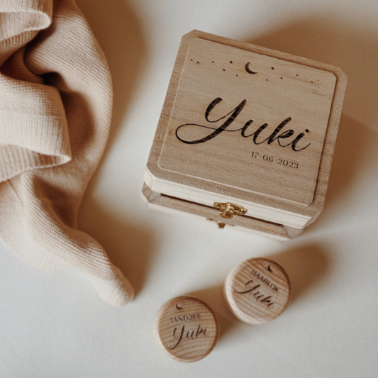 Bewaardoosje Tandjes & Haarlokje