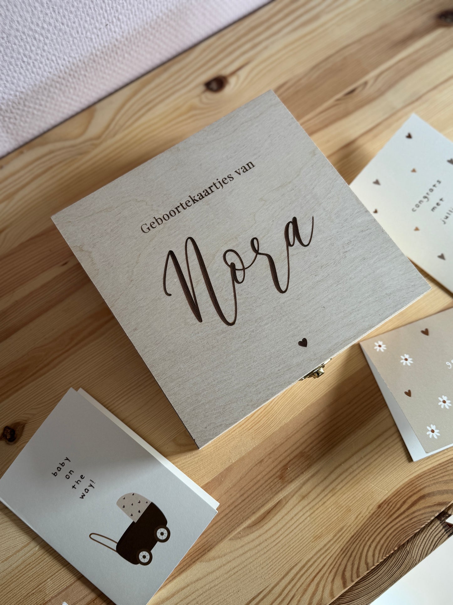 Geboortekaartjes bewaren