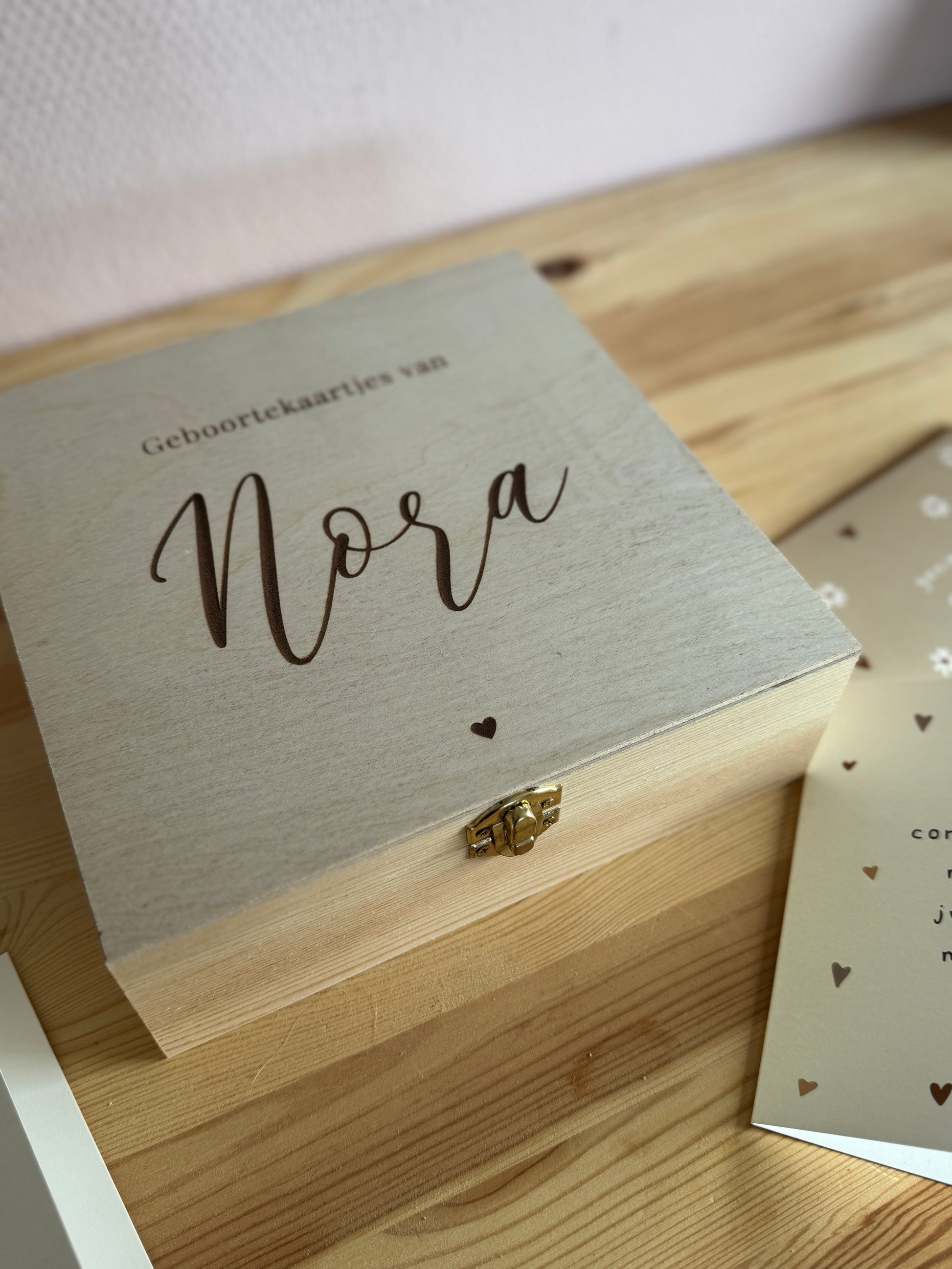 Bewaardoosje Geboortekaarten
