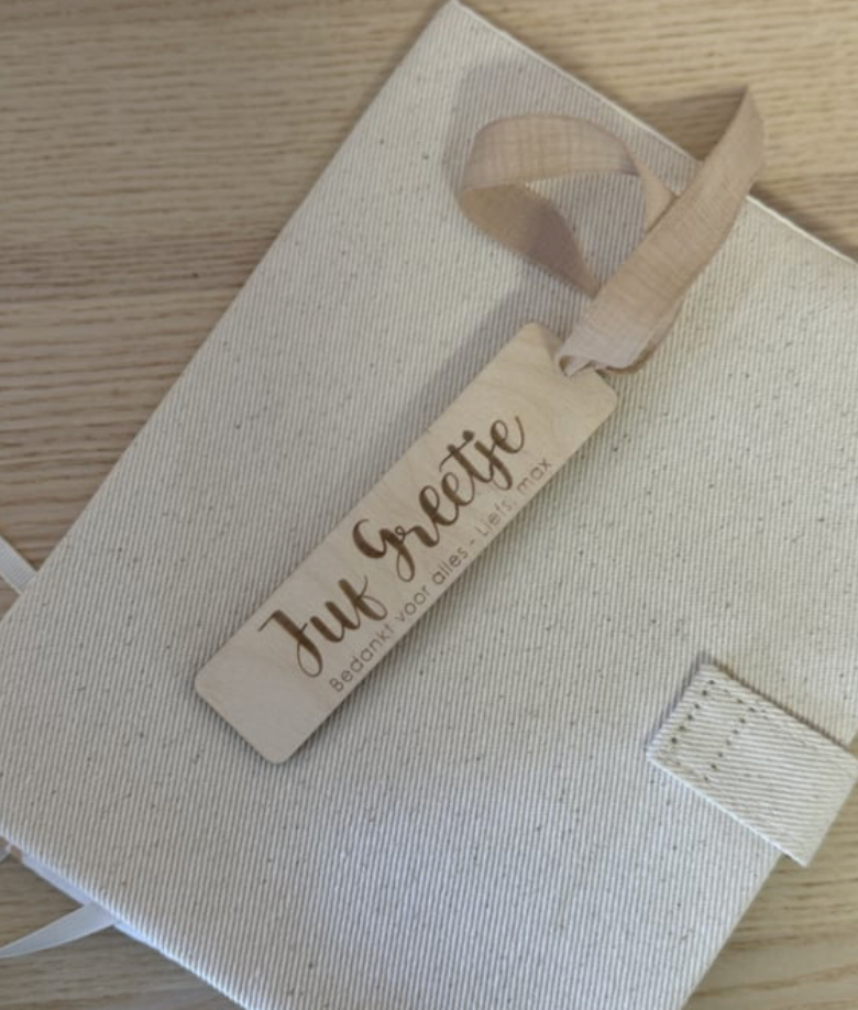 Boekenlegger Juf of Meester - Bedankt voor Alles
