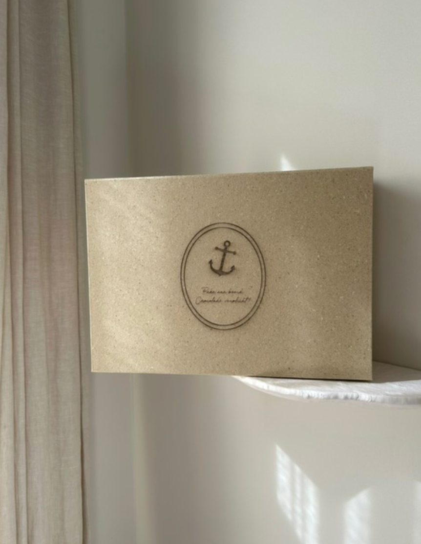Magnetische Cadeaubox – Blauw, Roze, Wit & Kraft