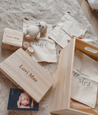 Memorybox 3D Naam met Bewaarset