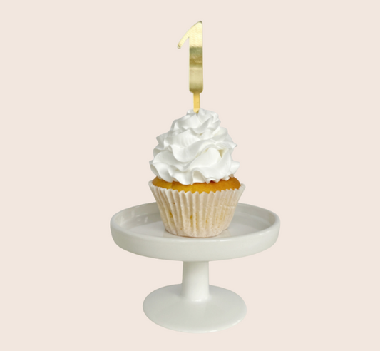 Cupcake of Taarttopper Goud of Kleur | Leeftijd