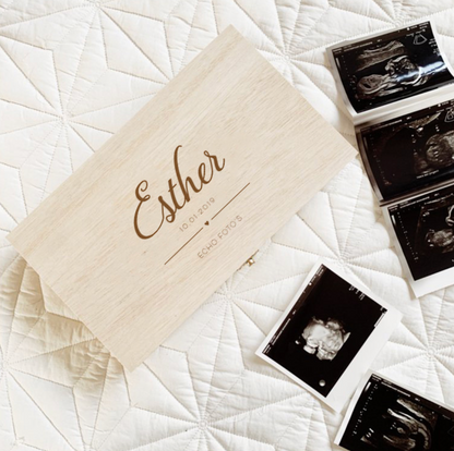 Houten Kistje met naam gegraveerd