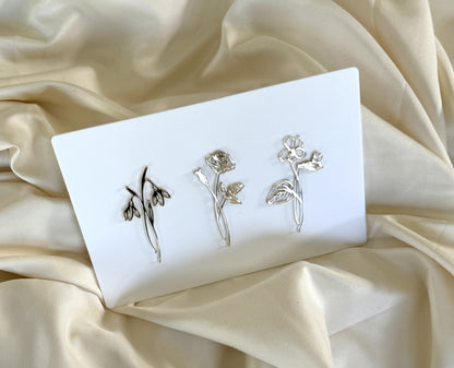 Bordje met Geboortebloemen – Gepersonaliseerd Moederdag Cadeau