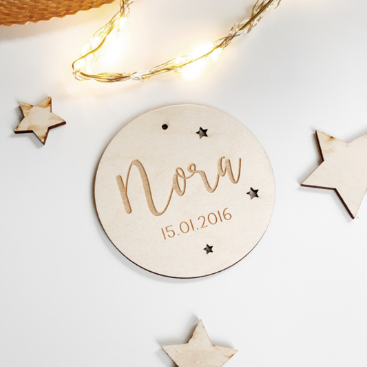 Gegraveerde kerstbal met Naam
