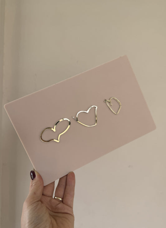 Gepersonaliseerd Bordje met Getekende Hartjes – Moederdag Cadeau