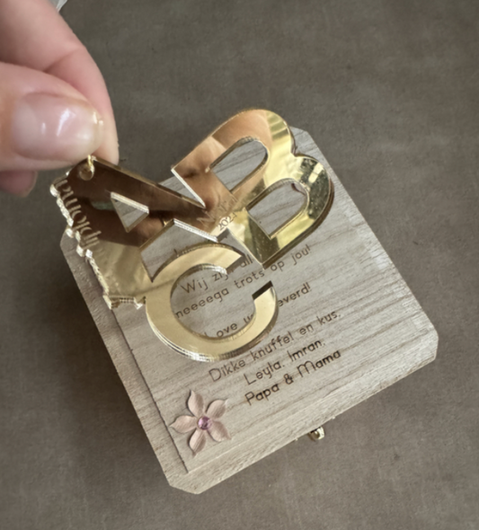 Gepersonaliseerde Medaille voor het Behalen van Zwemdiploma