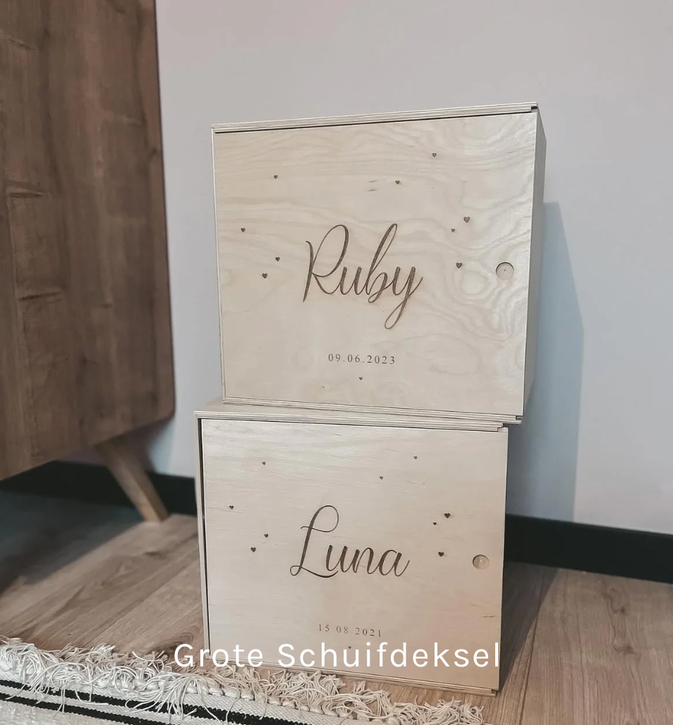 Grote Schuifdeksel Memorybox