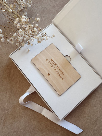 Hand- en Voetafdruk Baby – Met Inktpad