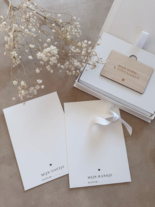 Hand- en Voetafdruk Baby – Met Inktpad