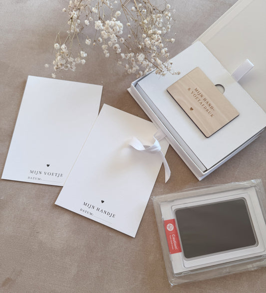 Hand- en Voetafdruk Baby – Met Inktpad