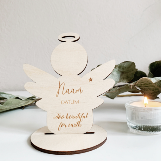 Houten Engeltje met Standaard