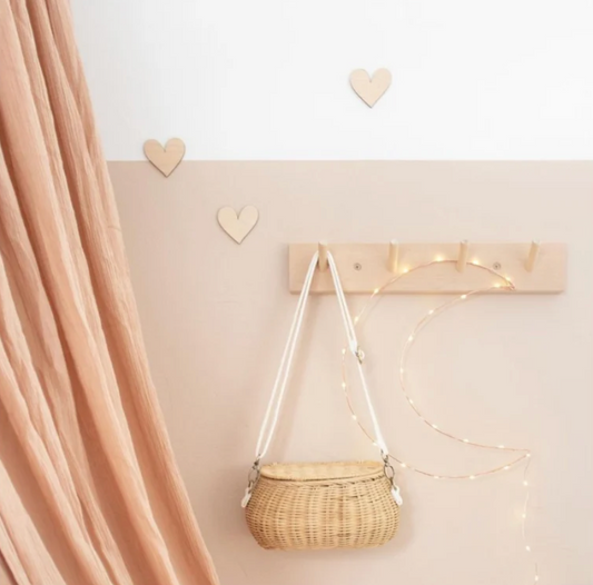 Houten Hartjes Muurdecoratie