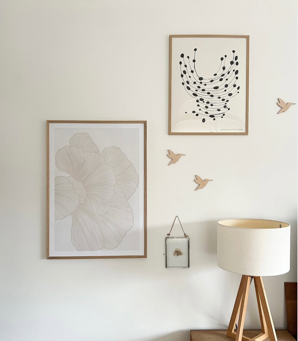 Houten Kolibries Woonkamer