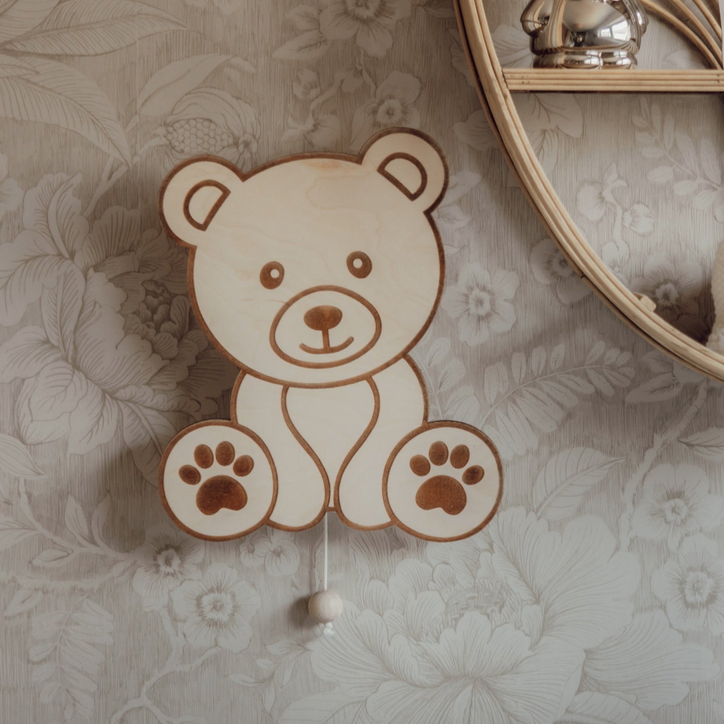 Houten Muziekdoosje Beer Kinderkamer