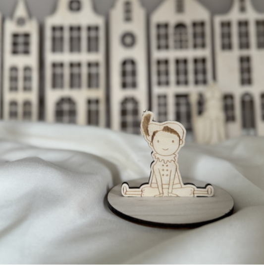 Houten Sint & Piet figuren om te Knutselen