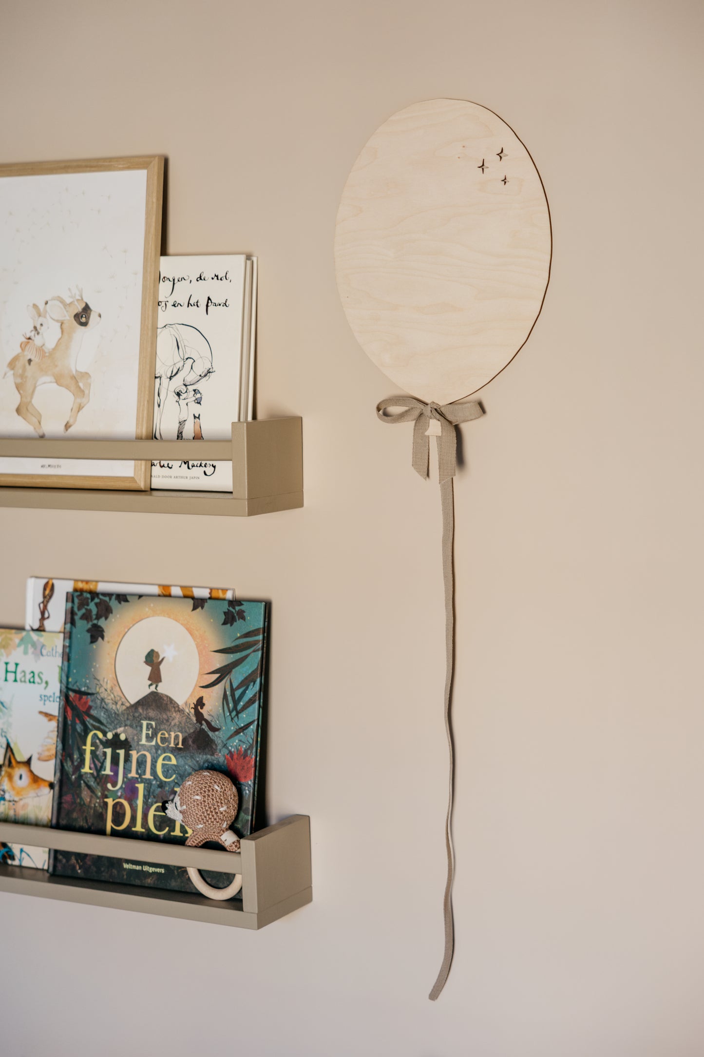 Houten Ballon Muurdecoratie