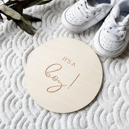 It's a boy Aankondiging