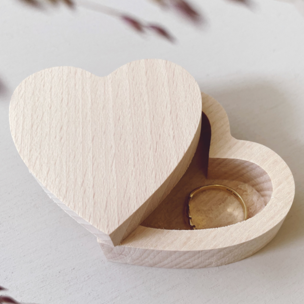 Hartvorm Houten Doosje