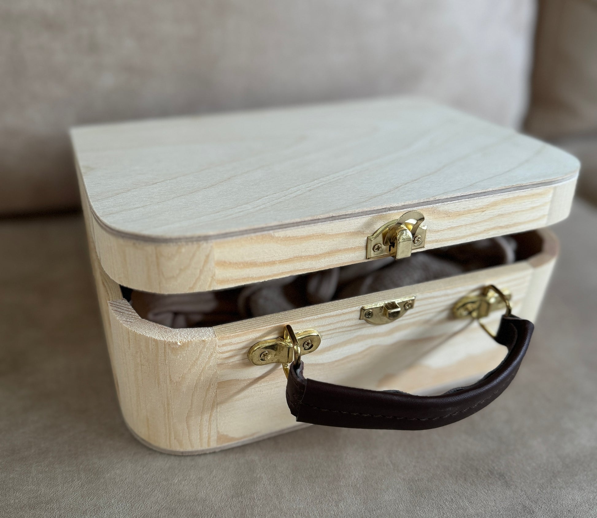 Houten Kinderkoffertje