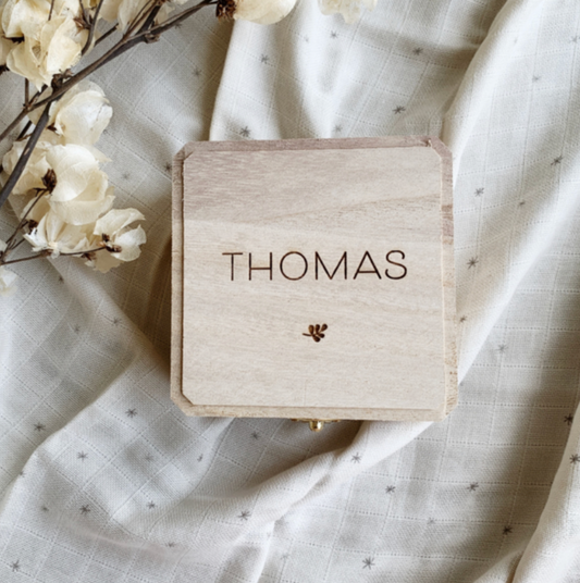 Te Personaliseren Houten Kistje met Naam