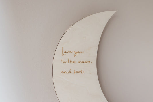 Houten Muziekdoosje | Maan