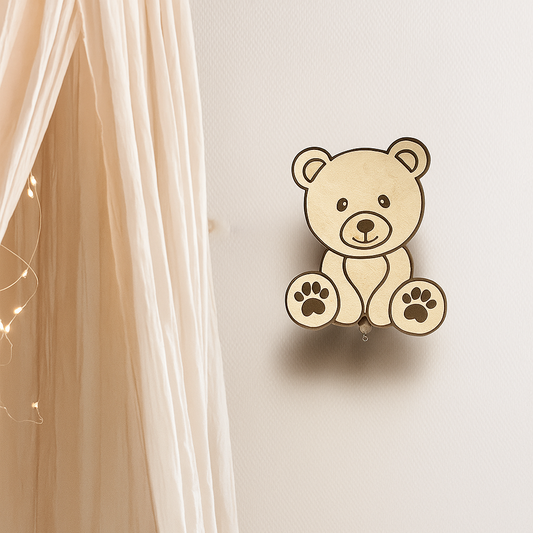 Houten Muziekdoosje Beer