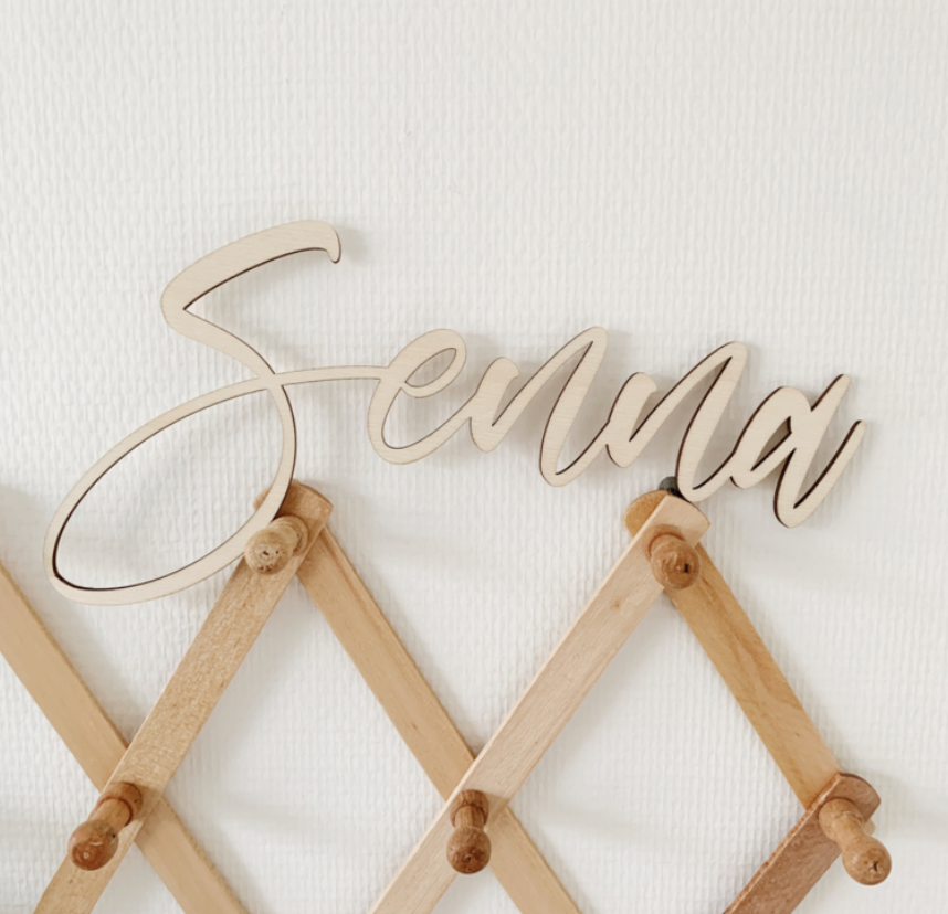 Mommies & Miracles Houten Naambordje