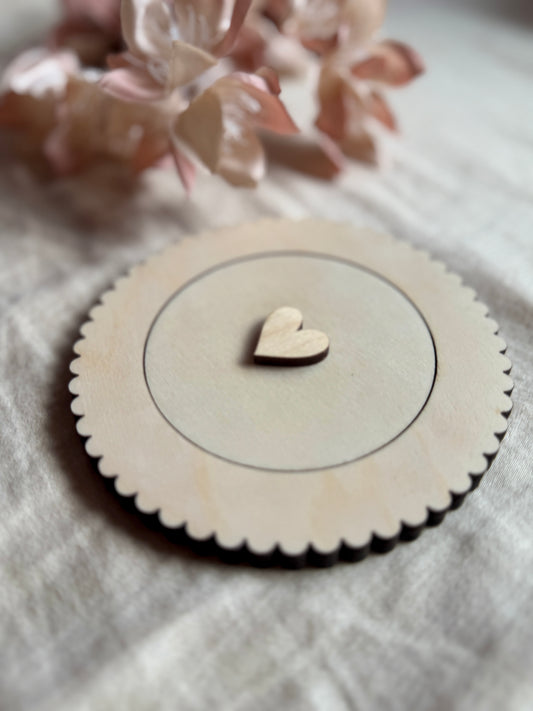 Houten Verrassingskaartje met Dekseltje